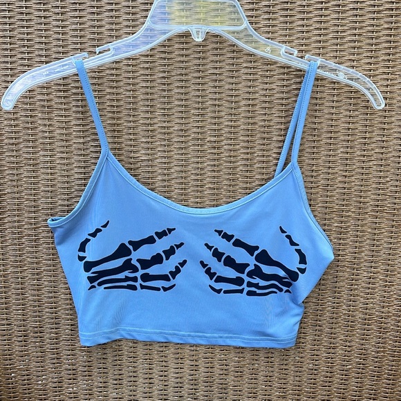 Lot of 5 SHEIN crop tops, spaghetti straps - Picture 2 of 15